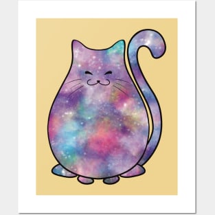 Galaxy Cat Posters and Art